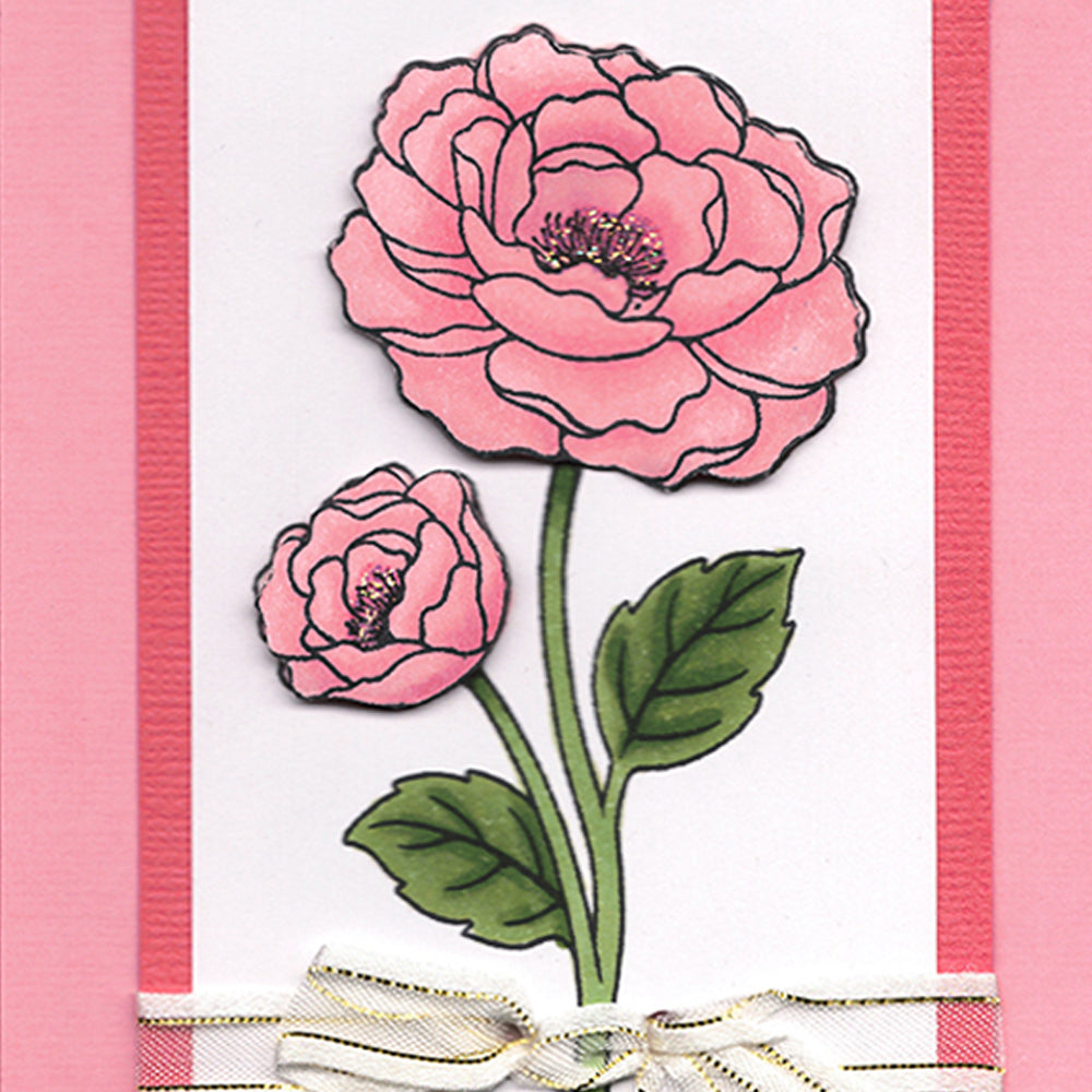 Card Sample - Sympathy Rose