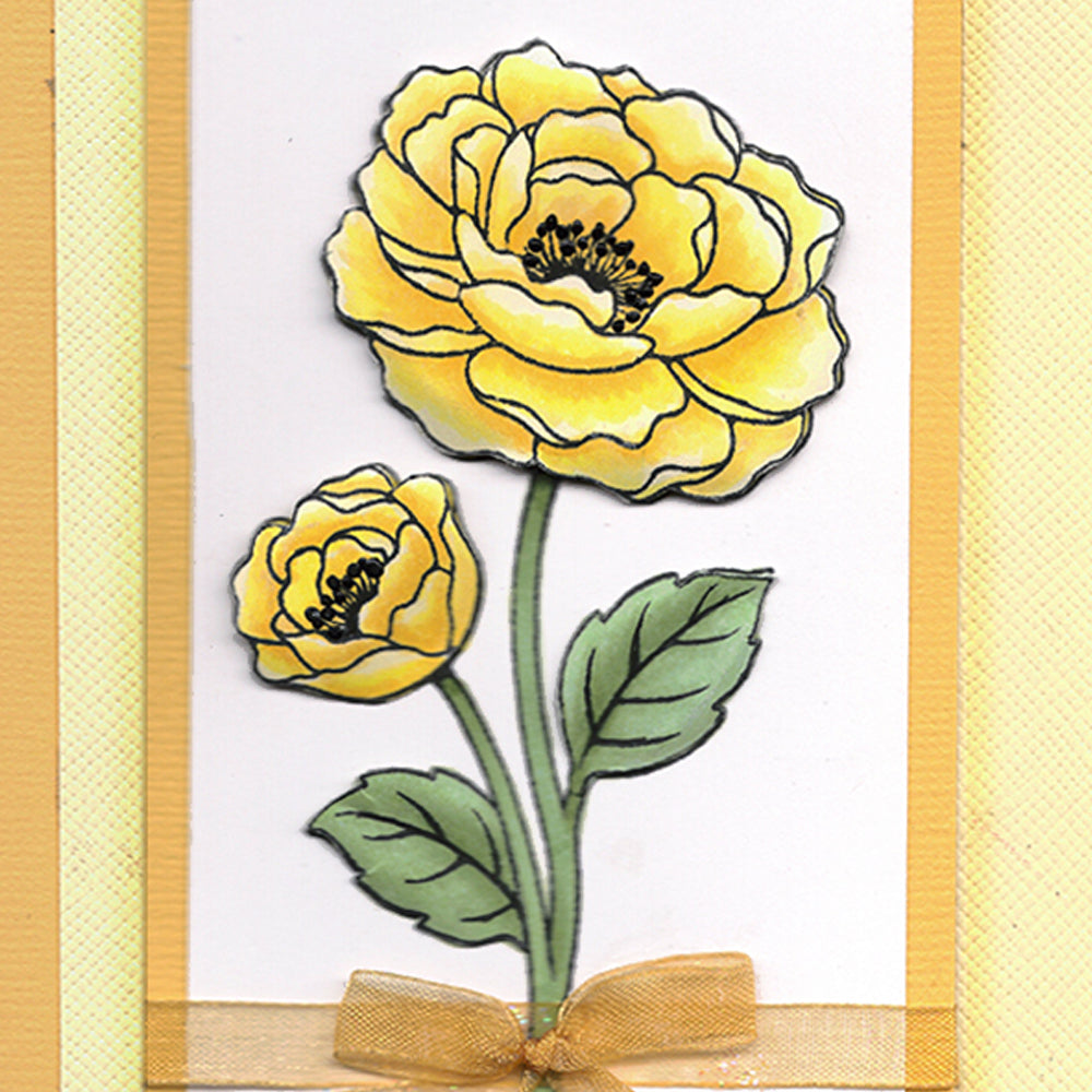 Card Sample - Flower - Heartfelt Sympathy