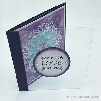 Card Sample - Mandala Card with Acetate