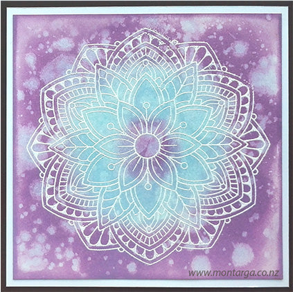 Card Sample - Mandala Card with Acetate