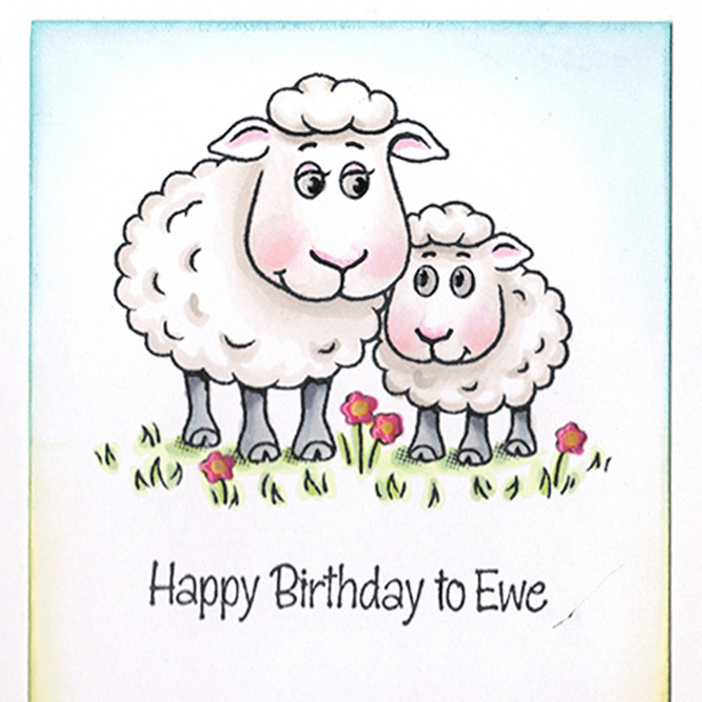 Card Sample - Happy Birthday to Ewe