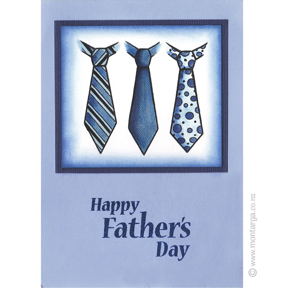 3030 E - Father's Day Wording Rubber Stamp