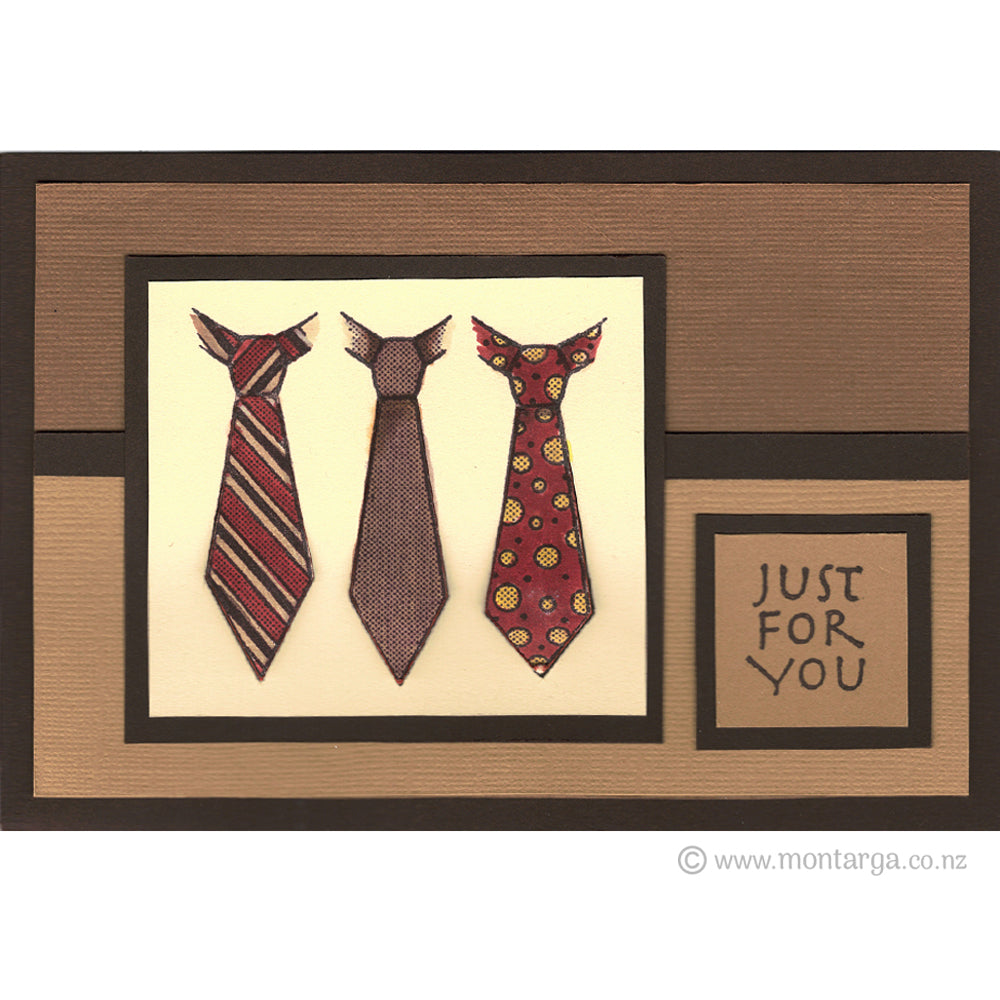 2969 A - Just For You Wording Rubber Stamp