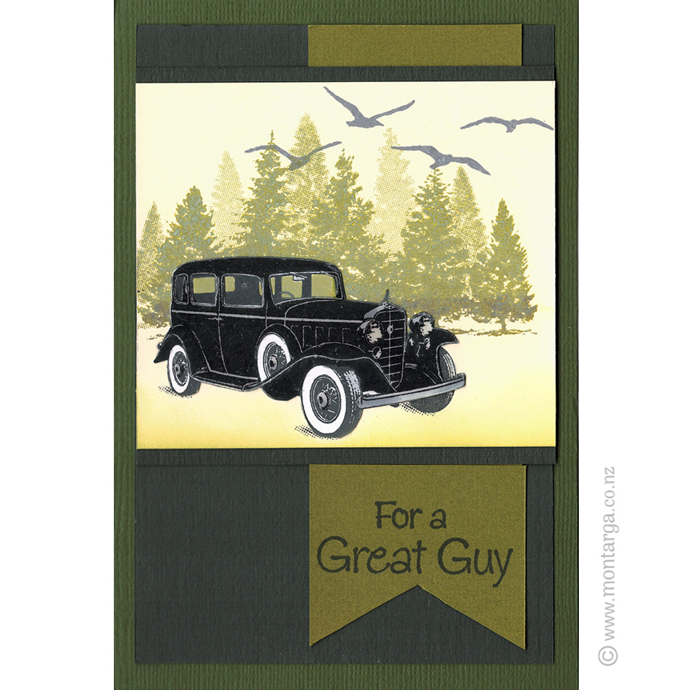 3449 GG - Trees Rubber Stamps