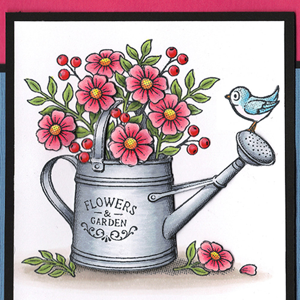 Card Sample - Watering Can - Love on Your Birthday