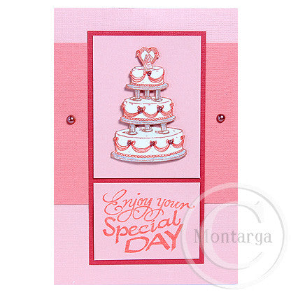 0245 E - Special Day Wording Rubber Stamp