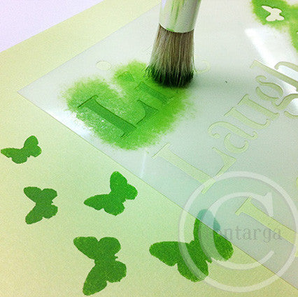 Montie's Craft Supplies Stencil - Pawprints