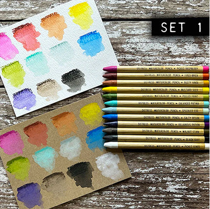 Tim Holtz Distress Watercolour Pencils - Set 1
