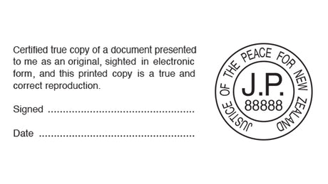 Justice of the Peace Stamps