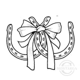 0369 F - Horse Shoes Rubber Stamps
