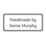 0471 B Plain Frame - Personalised Rubber Stamp