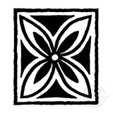 0568 C - Pacific Pattern Rubber Stamp