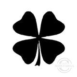 0580 A - Four Leaf Clover Rubber Stamp
