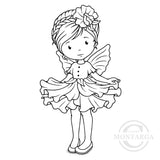0871 GG - Sweetpea Fairy Rubber Stamp
