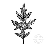 0964 E - Leaf Rubber Stamp