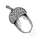 0974 A or C - Acorn Rubber Stamp