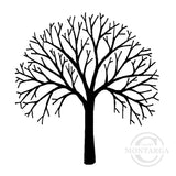 0980 C or G - Tree  Rubber Stamp