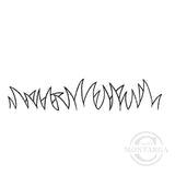 0988 Grass Rubber Stamp