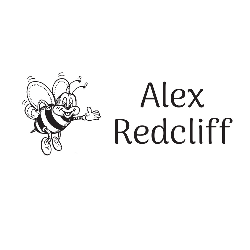 1262 B Bee - Personalised Name Rubber Stamp