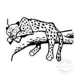 1286 E - Jaguar Rubber Stamp