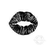1538 A or C - Lips Rubber Stamp