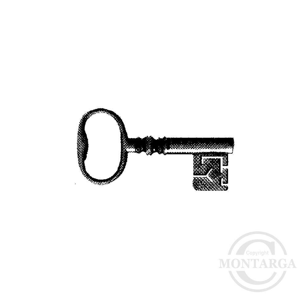 1751 A - Key Rubber Stamp