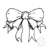 1848 C - Bow Rubber Stamp