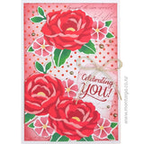 Montarga Layering Stencil - Blooming Garden
