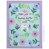 Montarga Layering Stencil - Background Floral