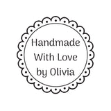 2090 C Round Frame - Personalised Rubber Stamp