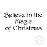 2115 B - Magic Of Christmas Wording Rubber Stamp