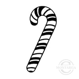 2200 FF - Candy Cane Rubber Stamp