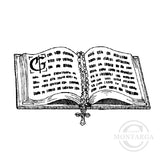 2817 E - Bible Rubber Stamp