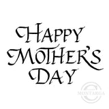 2922 F - Mother's Day Wording Rubber Stamp