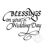 3001 F - Blessings On Your Wording Wedding Day