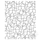 3322 I or G - Crackle Background Rubber Stamp