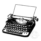 3850 F - Typewriter Rubber Stamp