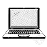 3851 F - Computer Rubber Stamp