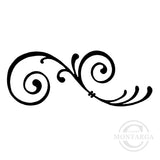 3924 FF - Swirl Pattern Rubber Stamp
