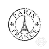 3940 C - Paris Postmark Rubber Stamp