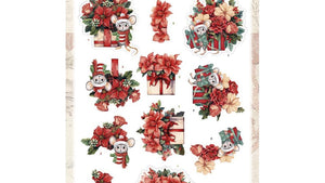 3D Push Out Sheets - Christmas