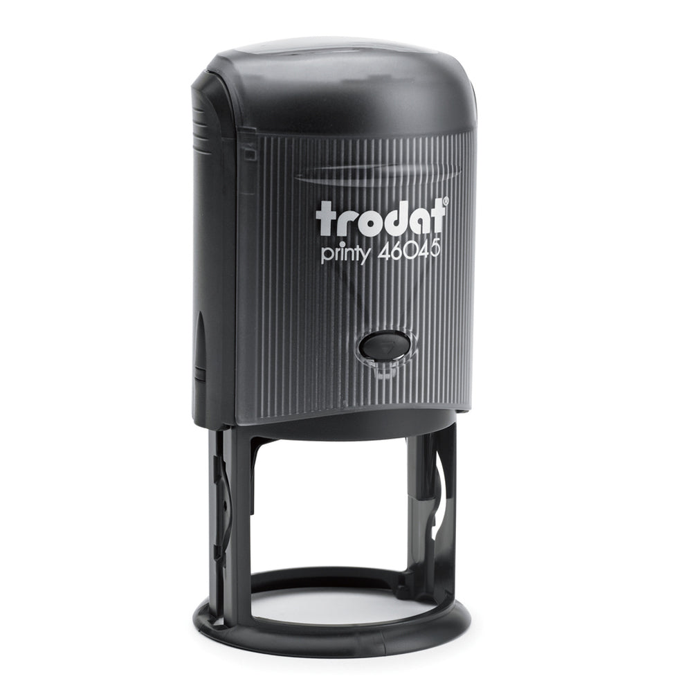 Round Seal - Self Inking Stamp - Long title + Logo - 4645