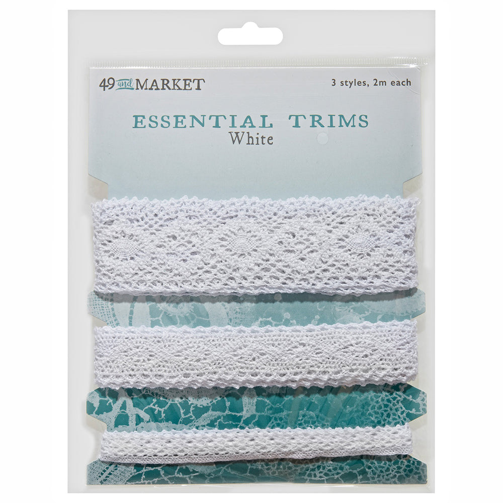 49 and Market Essential Trims - White