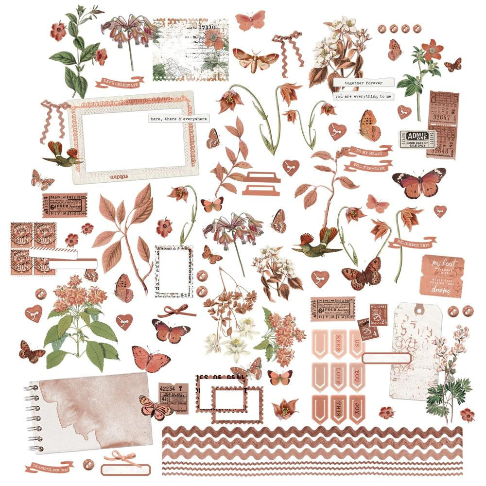 49 and Market Colour Swatch Terracotta Laser Cut Elements