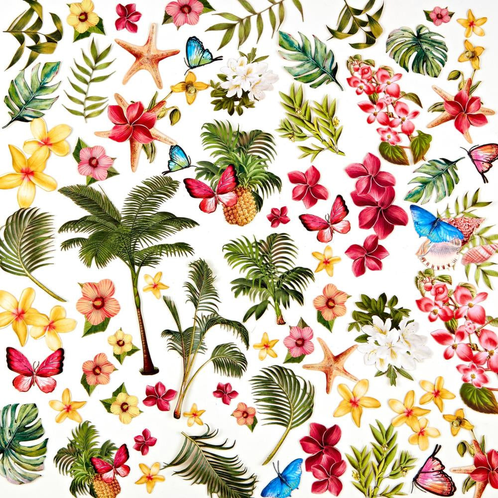 49 and Market Vintage Artistry Sunburst Tropical Foliage Laser Cuts