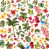 49 and Market Vintage Artistry Sunburst Tropical Foliage Laser Cuts