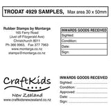 Trodat 4929 - Custom Self Inking Stamp 30 x 50mm