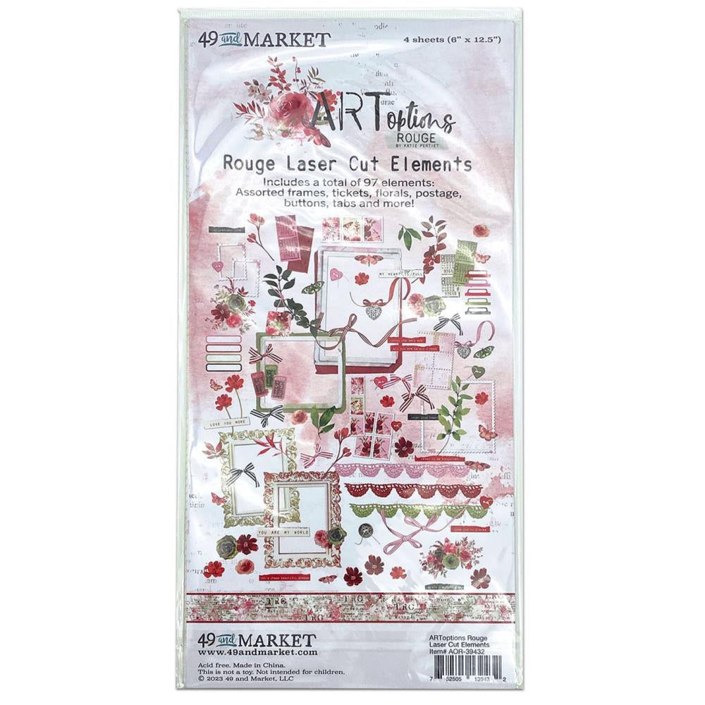 49 and Market ArtOptions Rouge Laser Cut Elements