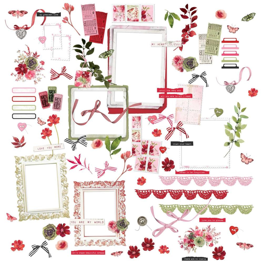 49 and Market ArtOptions Rouge Laser Cut Elements