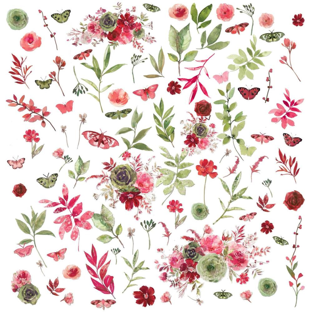 49 and Market ArtOptions Rouge Laser Cut Wildflowers
